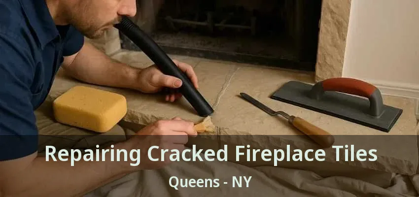 Repairing Cracked Fireplace Tiles Queens - NY